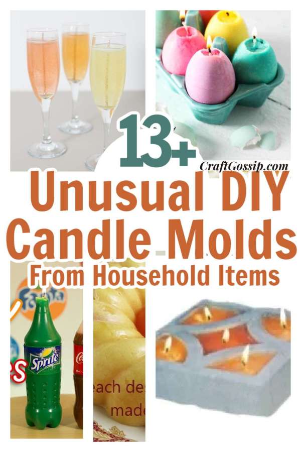 15 Unusual DIY Candle Mold Ideas – Craft Gossip